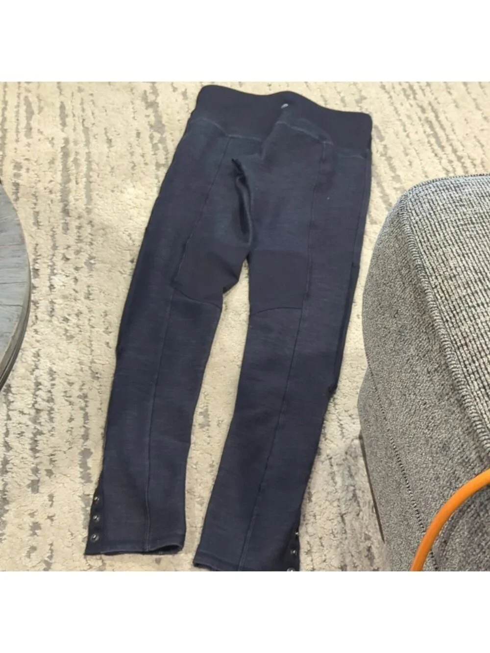 Lululemon Cross Town Pant Black Slub Denim / Black